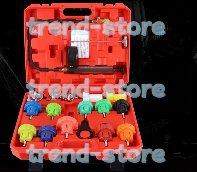 水タンクリークディテクタ、 冷却システムテスターキット、 外部内部用 車のラジエーター交換検出ツール 18个拍卖