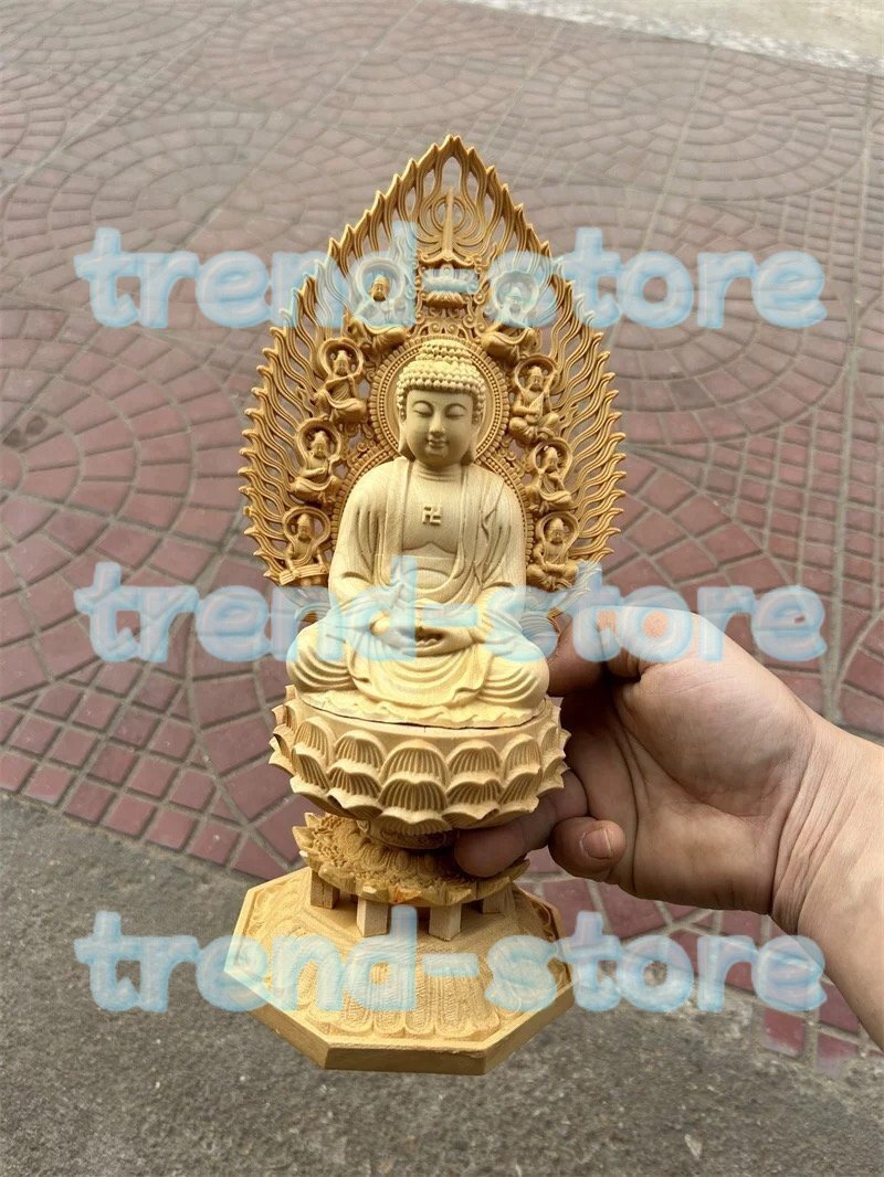 新作 釈迦如来 仏師で仕上げ品 精密彫刻 極上品 貴重古美術 美術工芸品 風水開運 釈迦牟尼 座像拍卖