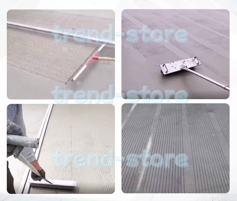 特売 左官道具 コンクリートセメントセメント舗装滑り止めエンボス加工 左官用 52*156cm拍卖