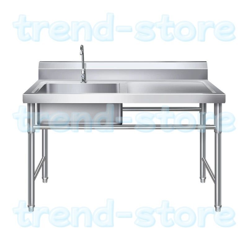品質保証 ステンレス水槽業務用にステント付きキッチン付き 全体 ステンレス手洗器 二重溝手作りナノ機能集積棚 F1530拍卖