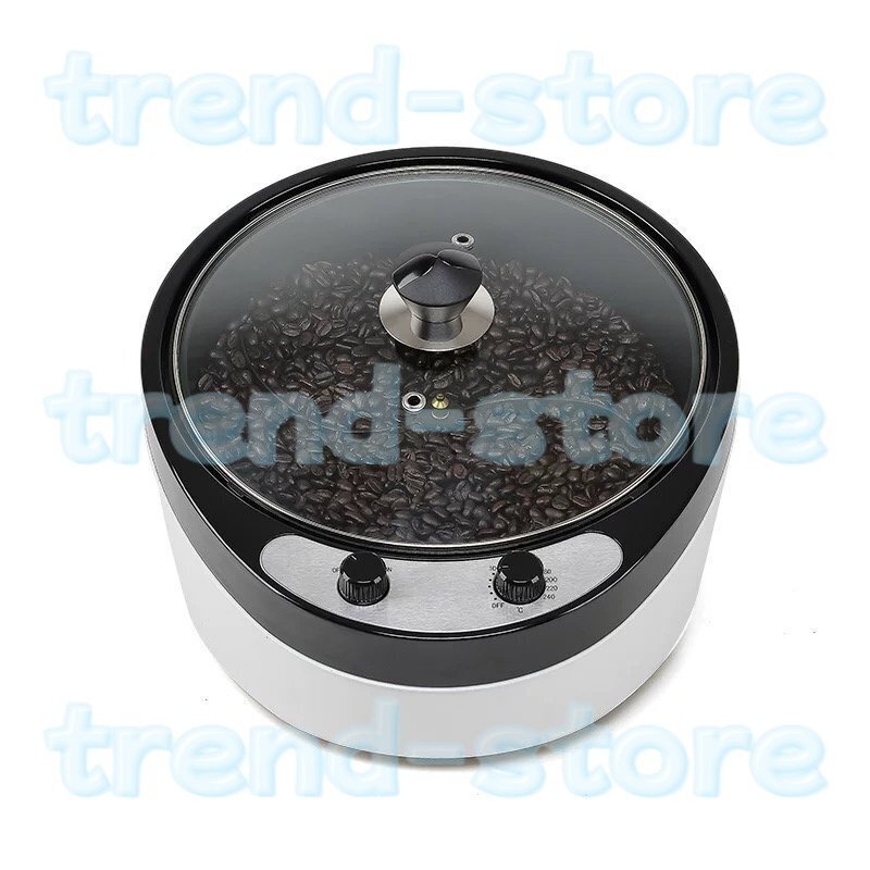 珈琲焙煎機 自動攪拌 焙煎機 コーヒーロースター 電動 豆/ひまわりの種/珈琲/コーヒー生豆 焙煎器 家庭用 ホームロースター ポップコーン拍卖