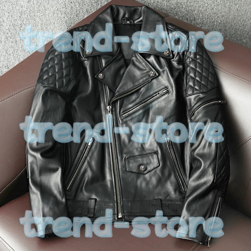 稀少品◆メンズ 革ジャン最上級 牛革 レザージャケット ライダース バイクウエア ブルゾン オートバイ本革 ヴィンテージ風 S~4XL拍卖