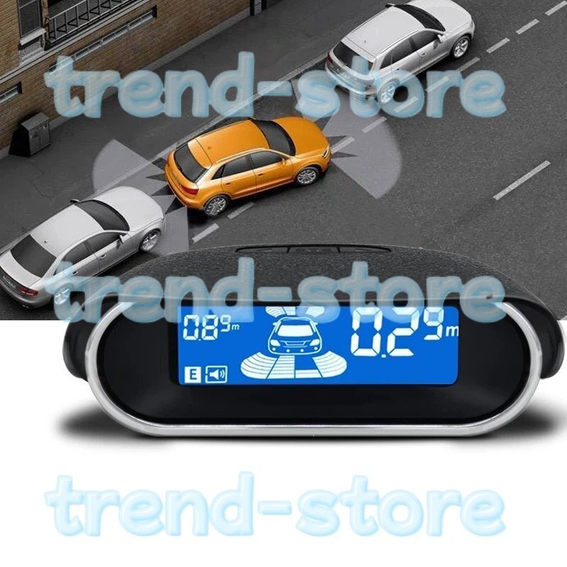 後付け 8センサー パーキングコーナーセンサー クリアランスソナー NY9090 ブラック拍卖