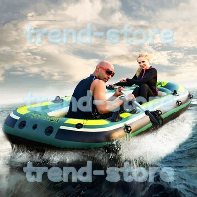 2人乗り ゴムボート ローボート マリンスポーツ アウトドア キャンプ 釣り 積載重量250kg 空気ポンプ付き PVC素材拍卖