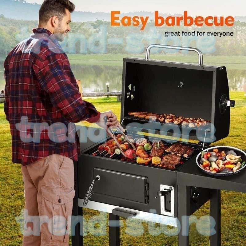 バーベキューグリル5-10人用 中庭 グリル 炭火焼 炭屋外バーベキュー カーボンオーブン 家庭用バーベキューグリル拍卖