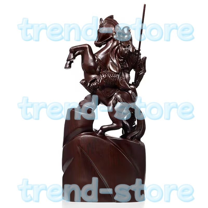 仏教美術品★関羽像 招財開運 細作置物 貴重供養品 飾り物 コレクション 全高56cm拍卖