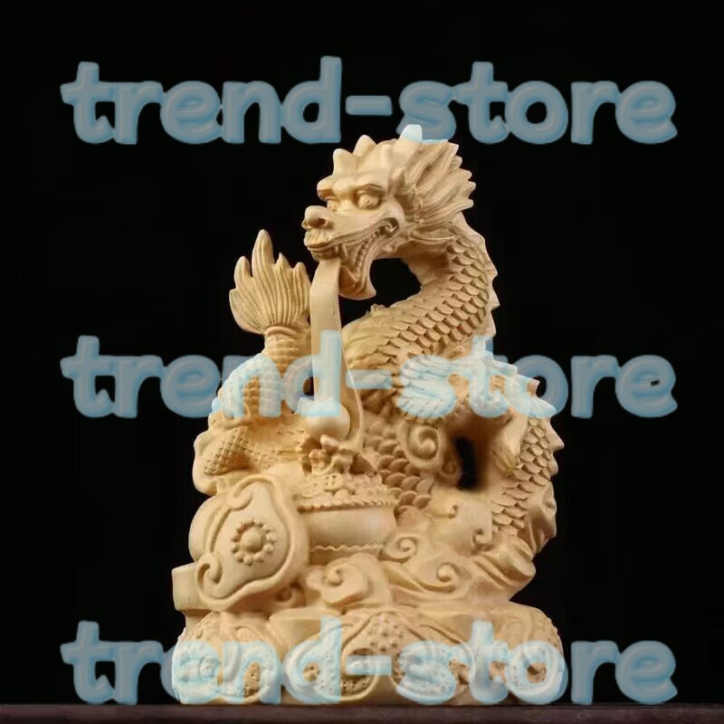 最新作 龍 竜 置物 極上品 彫刻工芸品 鎮宅辟邪 風水 開運拍卖