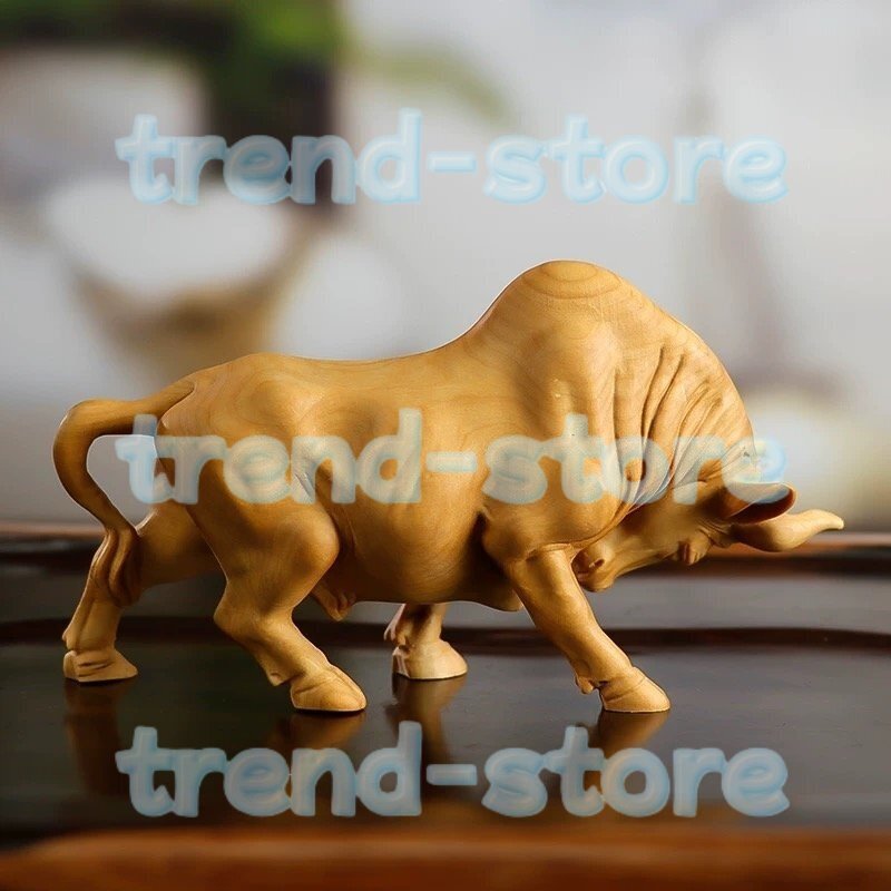 極上品 動物 牛 置物 彫刻工芸品 細工精彫 超絶技巧拍卖