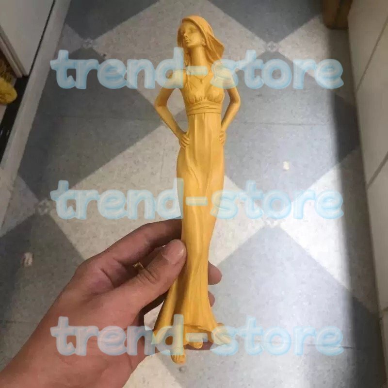 特上彫 女神 美女 希少 木造彫像 飾り置物 職人手作り拍卖