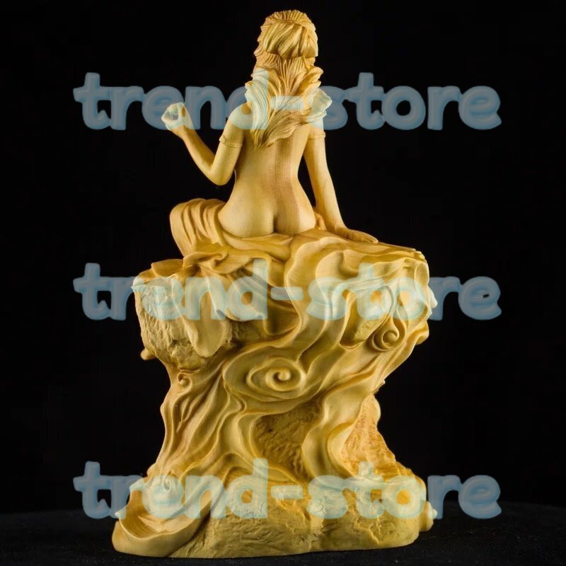 新作 弁財天 仏像 置物 七福神 木彫り 精密彫刻 木彫仏教 仏像 美術工芸品拍卖