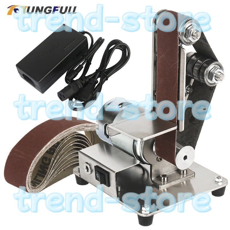 最安値に挑戦中★350ワットのミニ電動ベルト機サンダーサンディング研削研磨機研磨ベルトグラインダーdiy研磨カッターエッジ拍卖