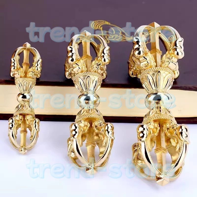 五鈷杵 密教法具 チベット お守り 厄除け寺院仏具手道具 法器 長さ約14cm拍卖