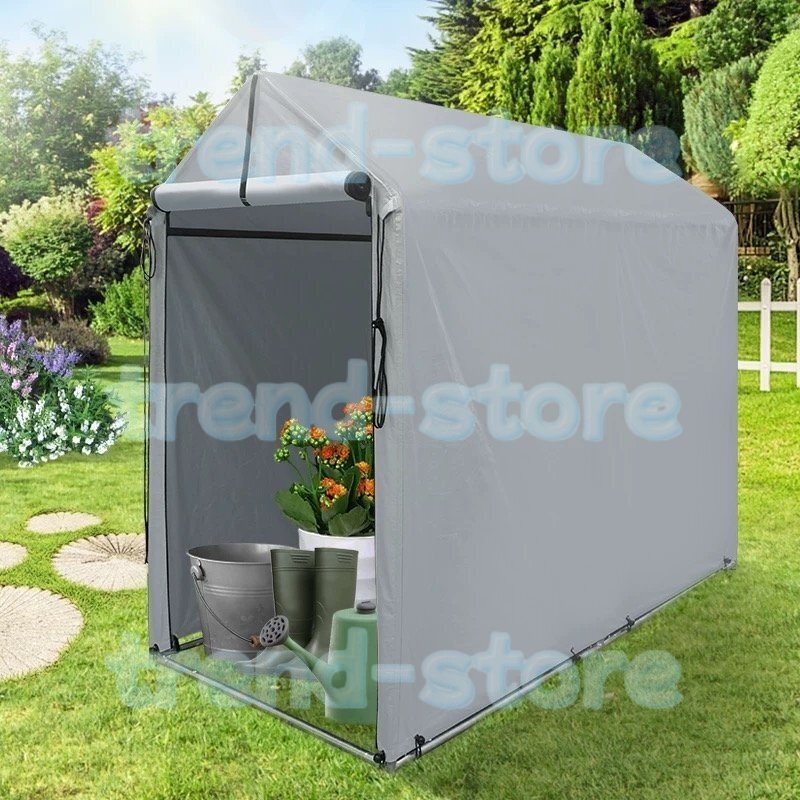 自転車テント (1-2台用) サイクルハウス 日よけと雨から守る バイクガレージ (94*180*157CM) 組み立てが簡単 家庭用と屋外用拍卖