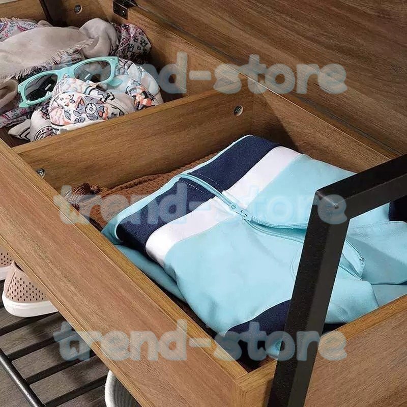 玄関ベンチ 収納ベンチ 2段 幅90×奥行39.4×高さ61cm 木製 ベンチ型シューズラック 組立簡単 省スペース 玄関収納 ブラウン拍卖