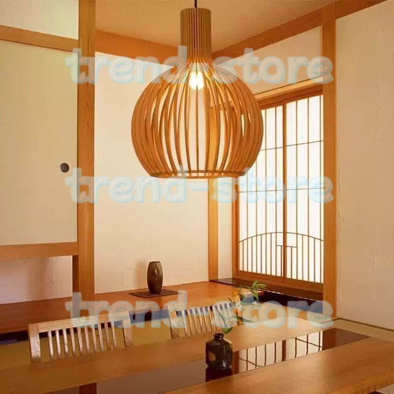 木製 ペンダント ペンダントライト 木 和風 23cm ナチュラル ダイニング アンティーク led 口金e26 天井照明 おしゃれ 吊下げ灯 照明器具拍卖