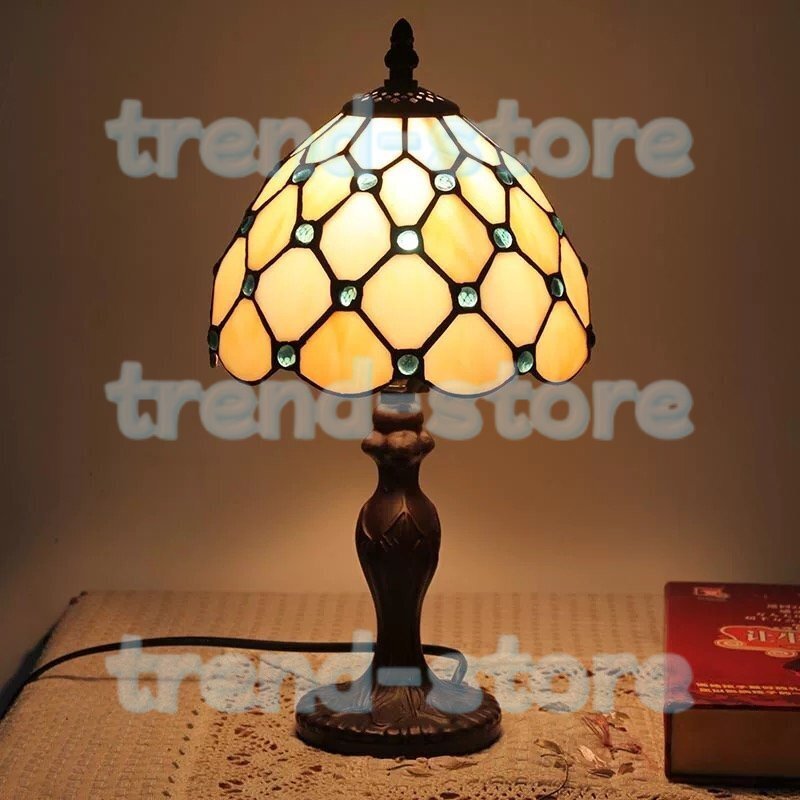 スタンドライト ステンドグラスランプ インテリア 贈り物 工芸品 雰囲気作り ベッドサイド 枕元ランプ オシャレ デスク 癒し拍卖