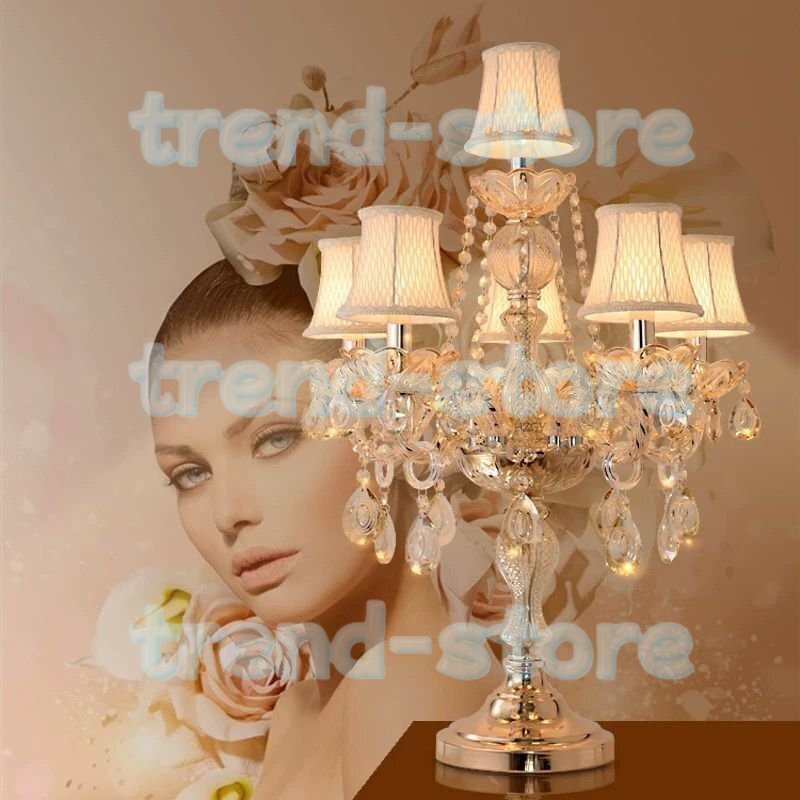 ヨーロピアンスタイルテーブルランプ、寝室ベッドサイドランプ、高級家具拍卖