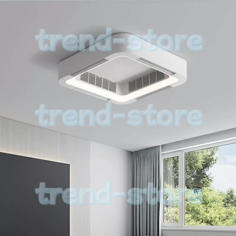 人気推薦★シーリングファン led 羽なし シーリングライト 調光調色 ファン付き 照明器具 扇風機 サーキュレーター リビング拍卖