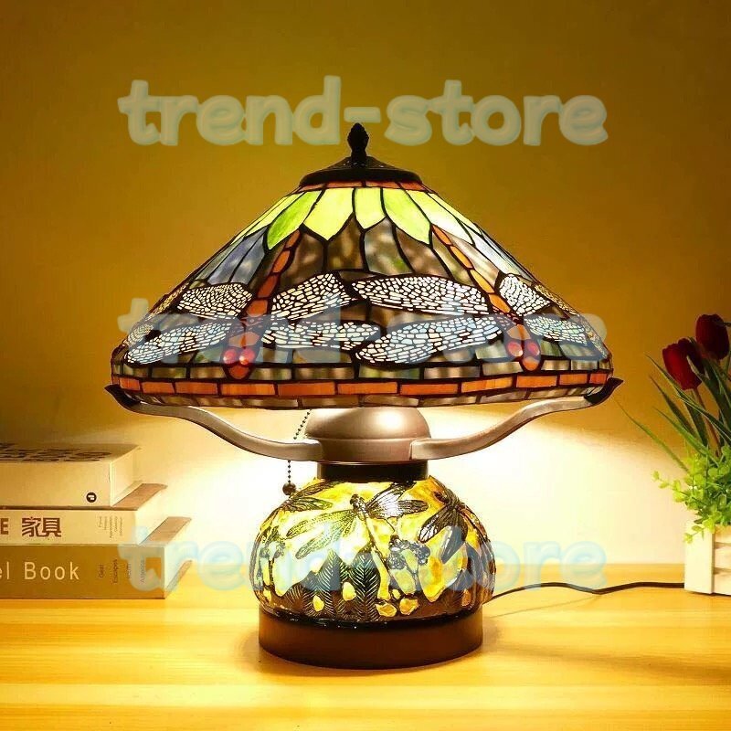 新入荷 卓上スタンド ステンドグラスランプ テーブルランプ 卓上照明 豪華拍卖
