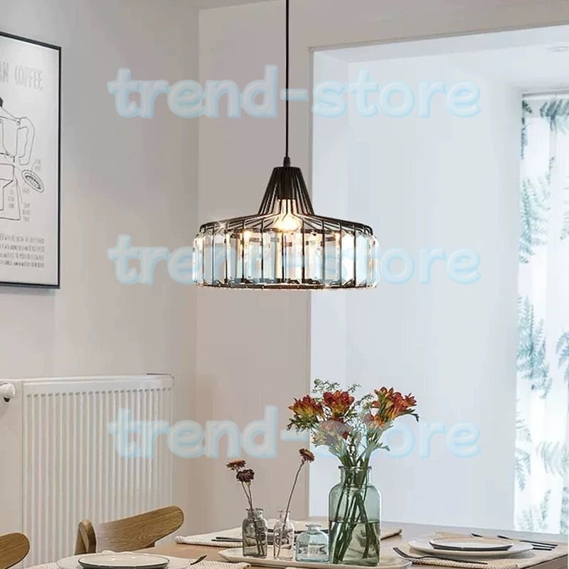 3個 シャンデリア LED クリスタルシャンデリア ゴールド/ブラック E27 サスペンション照明器具装飾ランプ拍卖