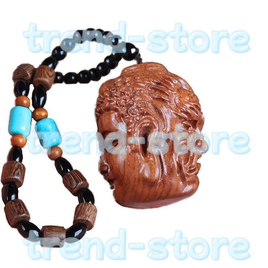 仏像 木彫り 仏頭 精密彫刻 置物 仏魔一念 仏教古美術 工芸品 02拍卖