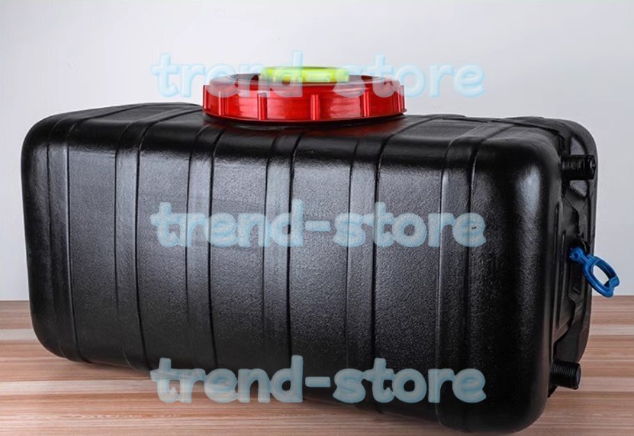 実用 太陽熱温水器、ふたが付いている屋外のキャンピングカーの水タンク80L 、キャンプ太陽熱温水シャワータンク、大容量貯水タンク拍卖