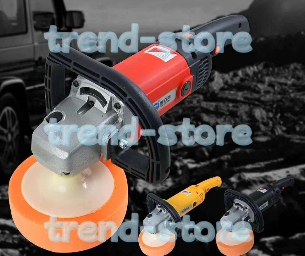 携帯式ポリッシャー 電動 140000W強力モーター 六段変速 サンダポリシャー パッド直径:Φ120mm操作簡単 研磨 軽量 車磨き 家庭用拍卖