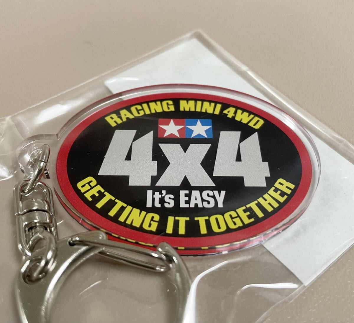 【スーパーSALL!!】【当時物!!】タミヤ アクリルキーホルダー (レーサーミニ四駆ロゴ)拍卖