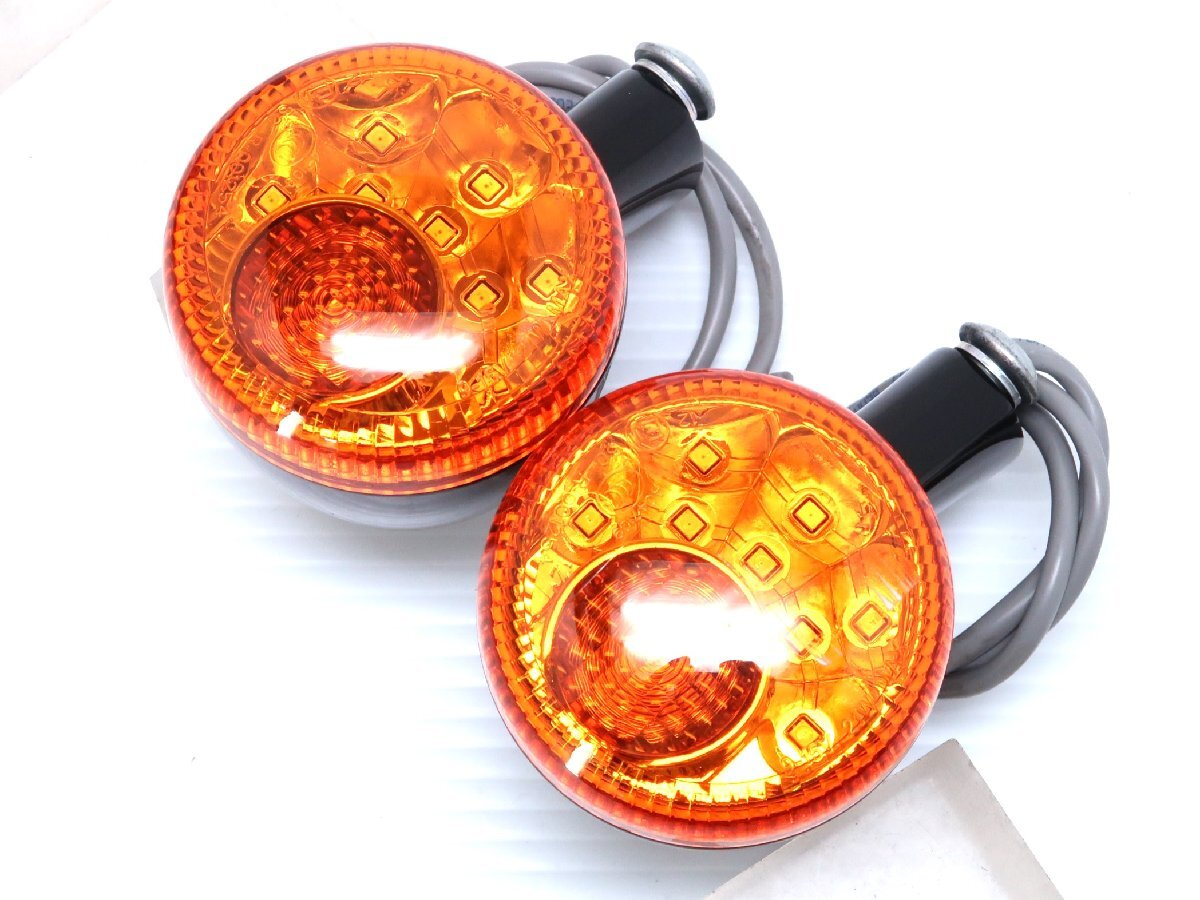 60【評価S】美品 ハーレー HD 純正 FXBRS ソフティル ブレイクアウト 系 リア ウインカー 左右 セット 50R-001254拍卖