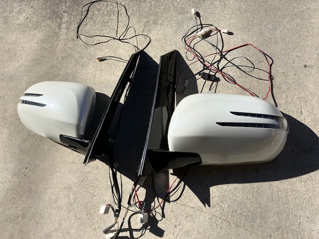 トヨタ★10アルファード★後期外し★希少ベンツアロータイプウインカードアミラー★カニミラー★10系ANH10W ANH15W MNH10W MNH15W ALPHARD拍卖