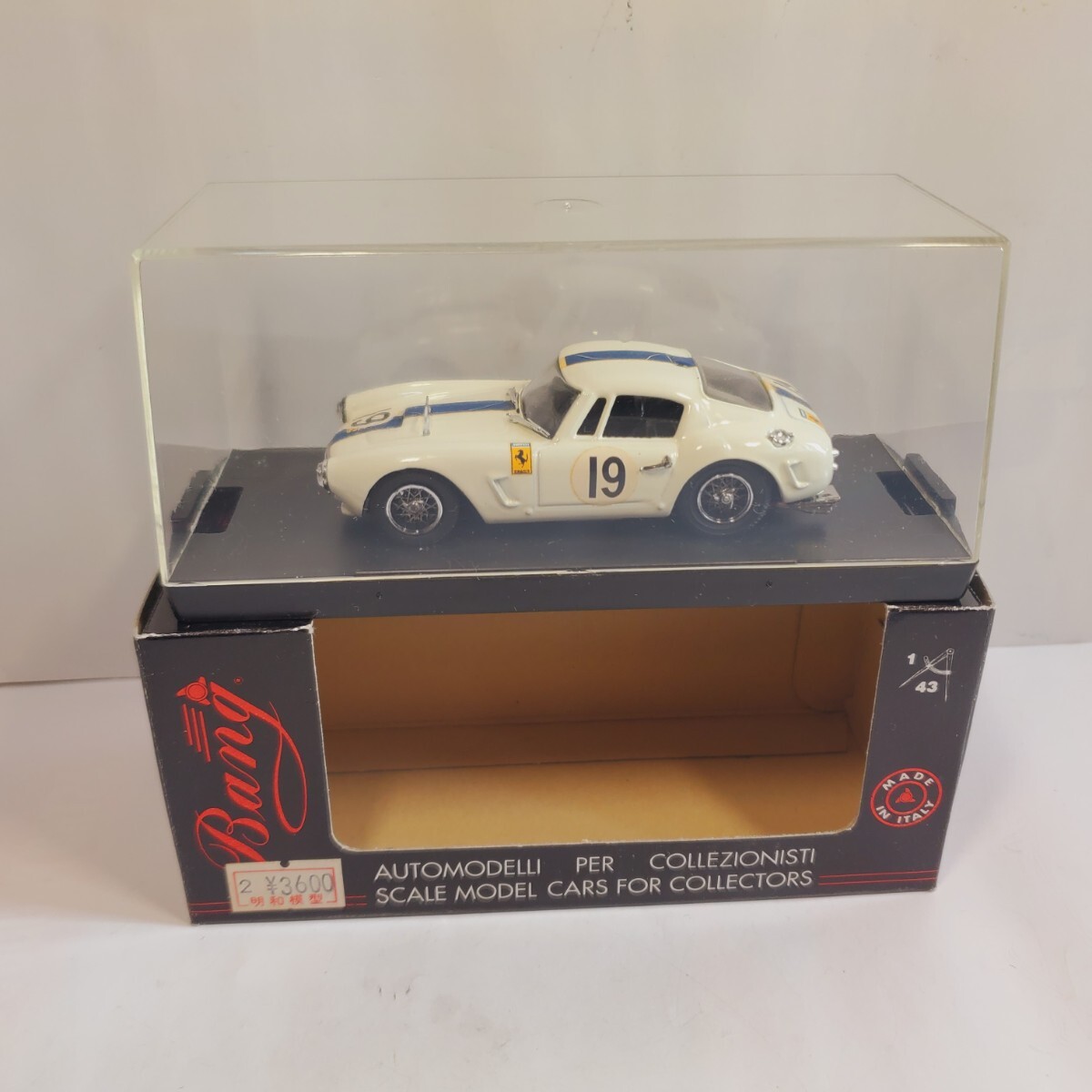 Bang バン 1/43 「FERRARI 250 SWB LE MANS 61 WHITE #19」 イタリア製 新品未使用 A5拍卖