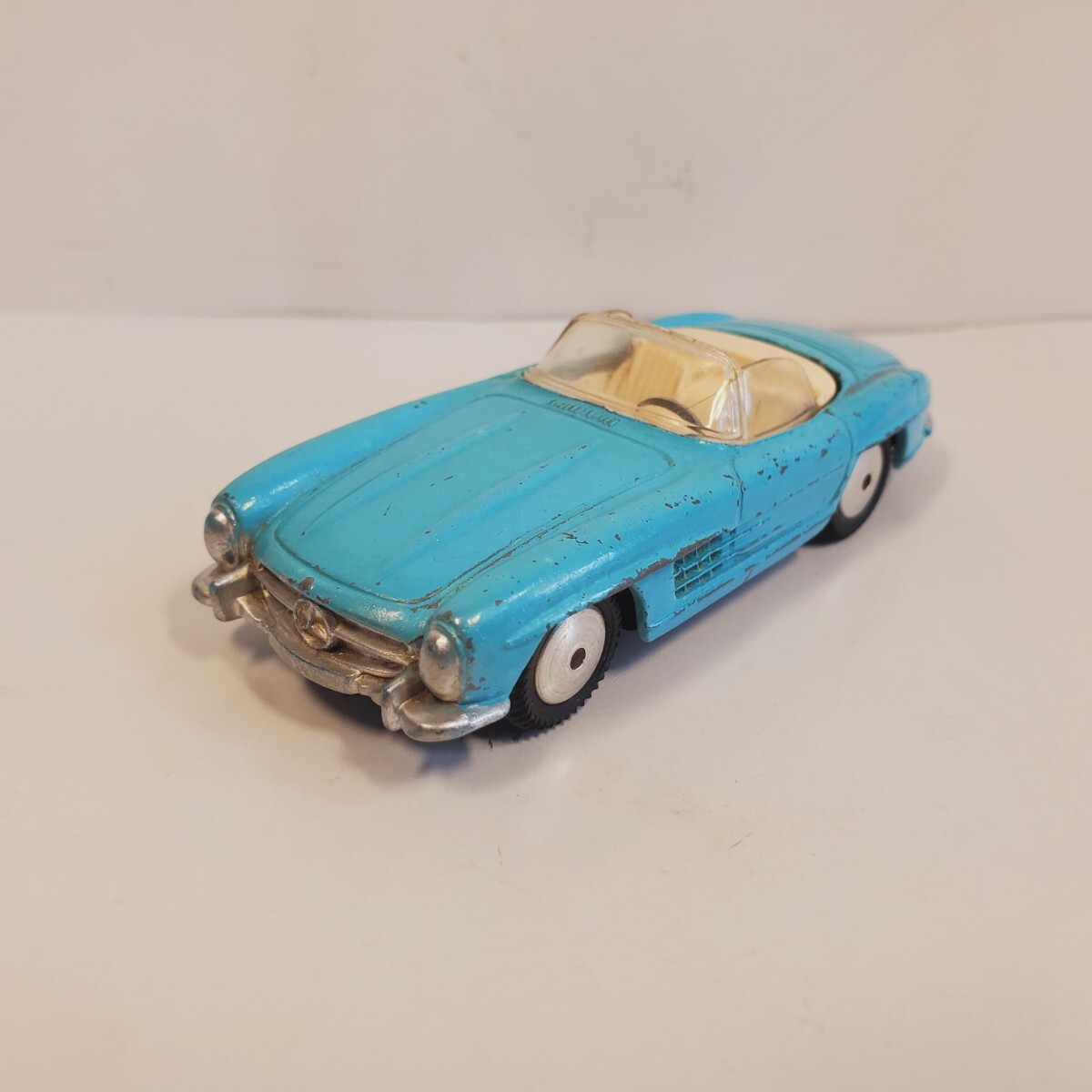 CORGI TOYS コーギー 1/43「Mercedes-Benz 300 SL ROADSTER」水色 イギリス製 中古 程度良 A20拍卖