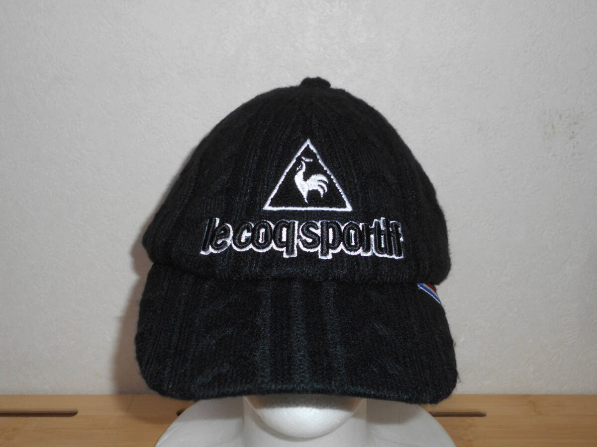 le coq sportif ルコックスポルティフ キャップ 帽子 QG0306 ゴルフ サイズF(57cm-59cm) (3F ハ大拍卖