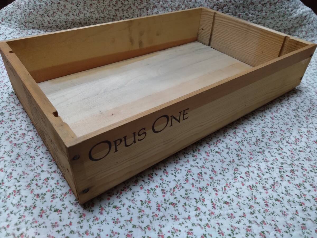 即決☆ワイン木箱☆OPUS ONE2016☆インテリアに☆ビンテージ☆アンティーク雑貨☆古USED☆宅急便拍卖