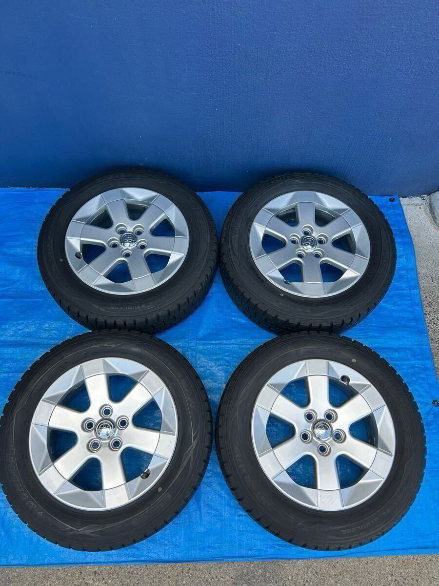 トヨタ プリウス20 15X6J スタッドレスタイヤ 4本セット ダンロップ 185/6515R 15インチ拍卖