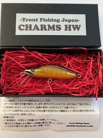 チャームス アルティマ50S ハンドメイドミノー CHARMS ultima50s【ヤマトイワナ】50mm 約4.0gフックレス未使用品 拍卖