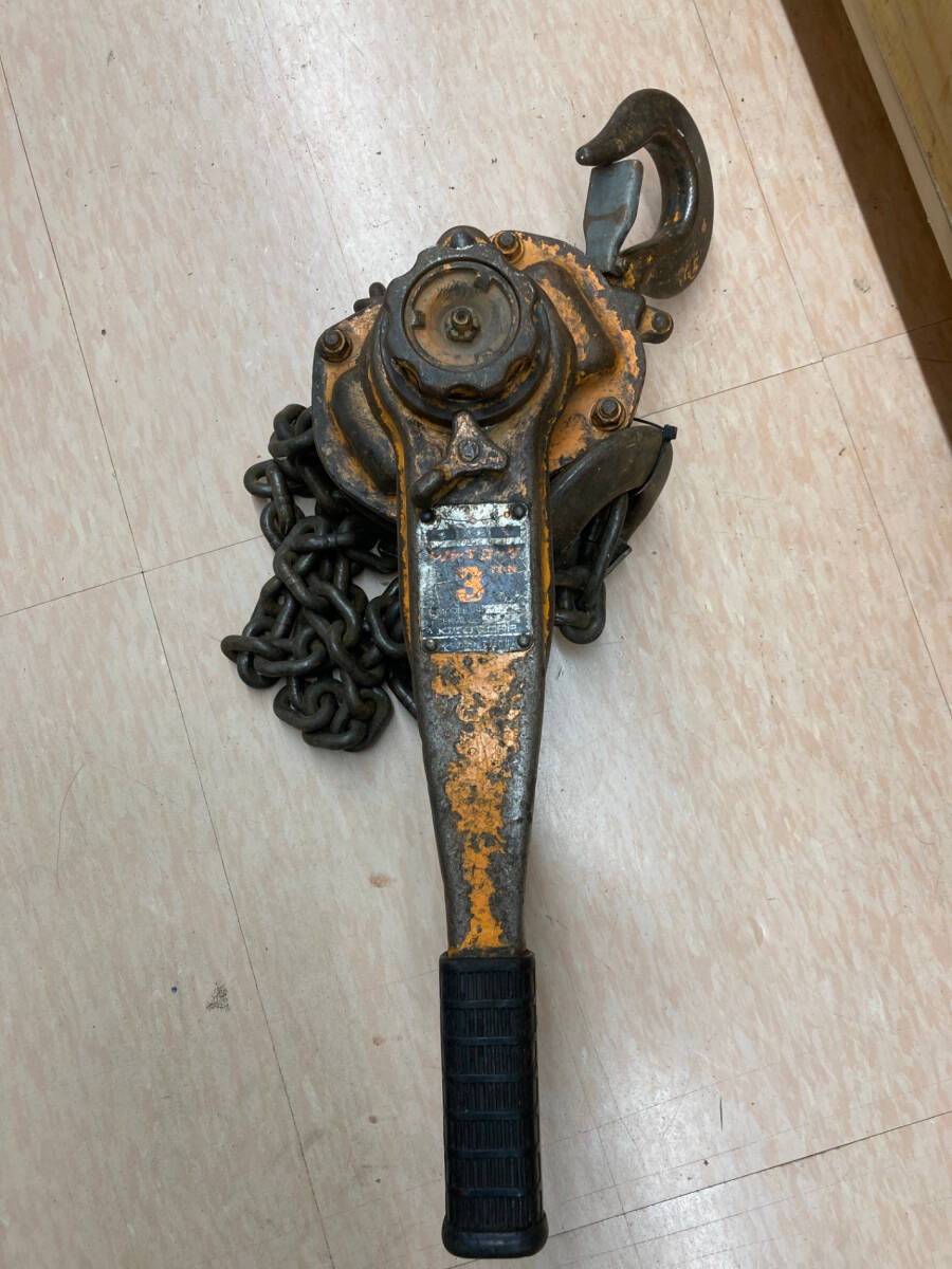 【中古品】KITO(キトー) 3ton レバーブロック L4型 / IT7YKOYBW5JK拍卖