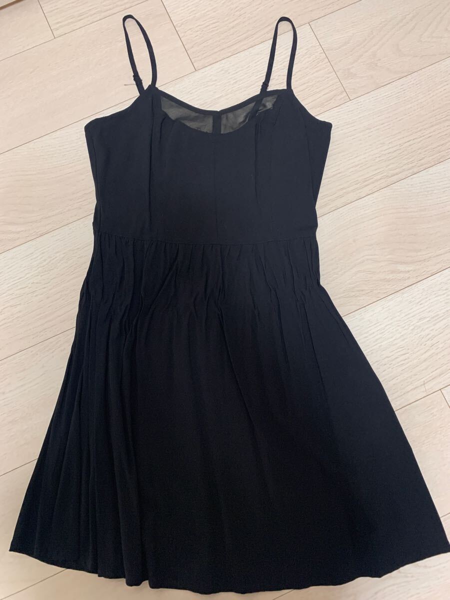 新品 H&M ブラックキャミワンピース EUR 36 キャミワンピ ワンピース ブラック 拍卖