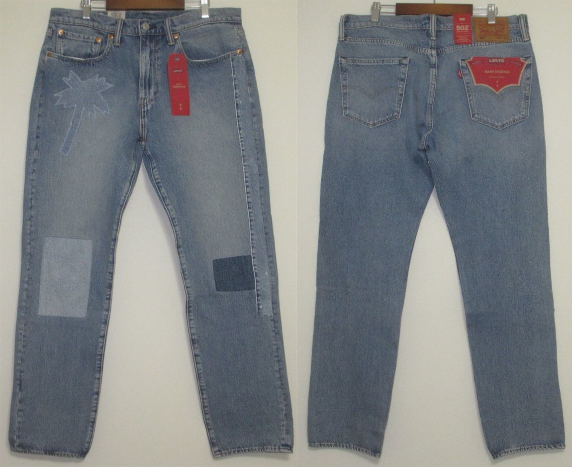 定価13000 新品 リーバイス 29507-0156 W36 L32 レギュラーテーパーフィット ライトインディゴ 502 LEVIS △拍卖