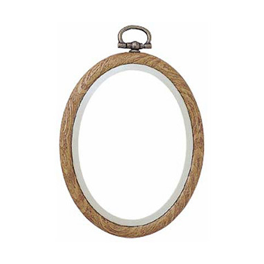 TT-ししゅう枠 内径8.7cmx6.6cm おしゃれフープ P-114木目 オリムパス製刺繍フレーム1個 ゆうパケットOK拍卖