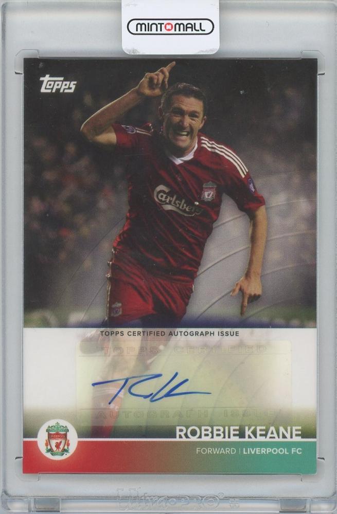 【ROBBIE KEANE】2021-22 TOPPS Liverpool FC Team Set Autographs※カード裏面エッジ部分傷みあり。拍卖