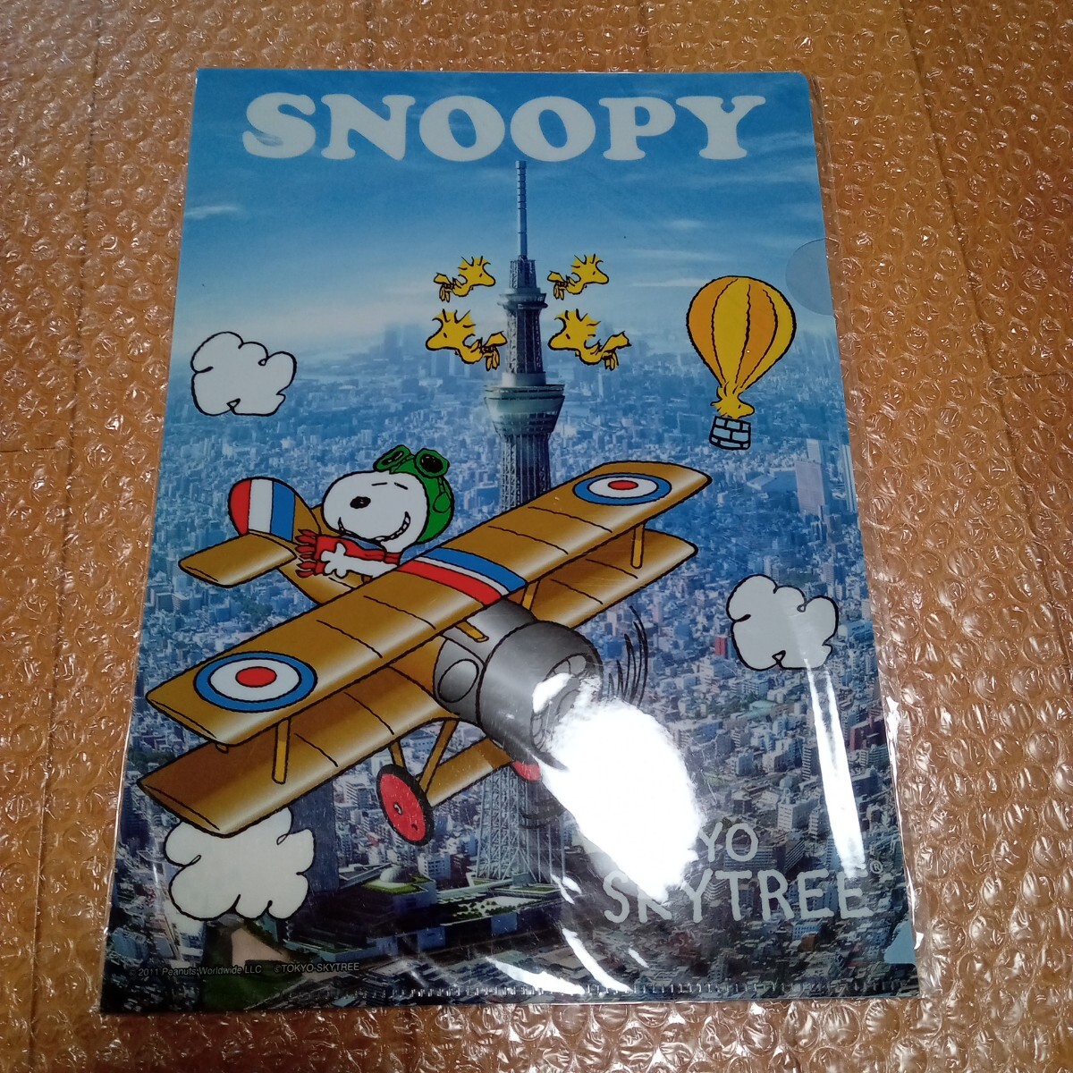 【新品・未開封】 東京スカイツリー スヌーピー A4 クリアファイル 2011拍卖