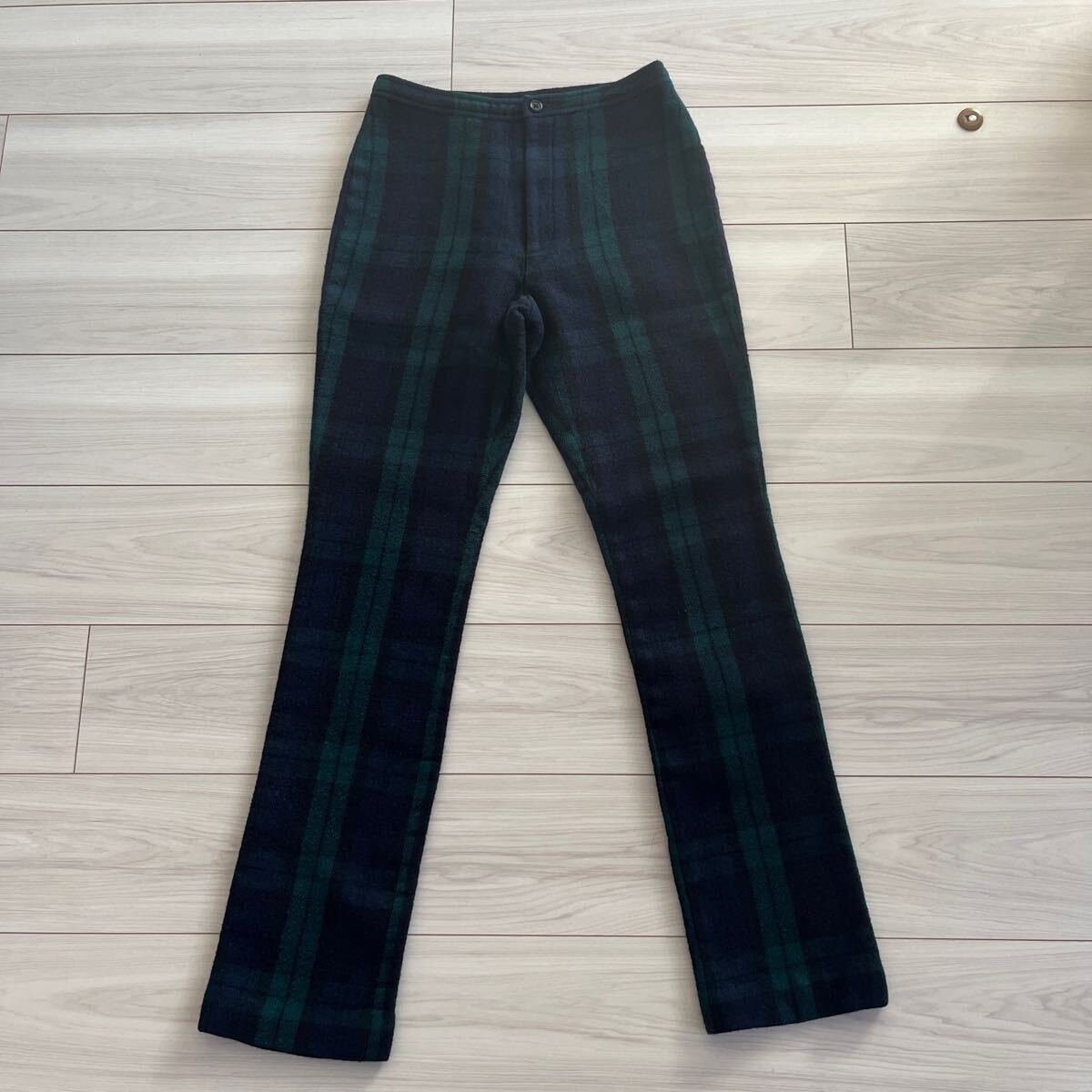 ラルフローレン Ralph Lauren ウール素材 タータンチェック柄 パンツ拍卖