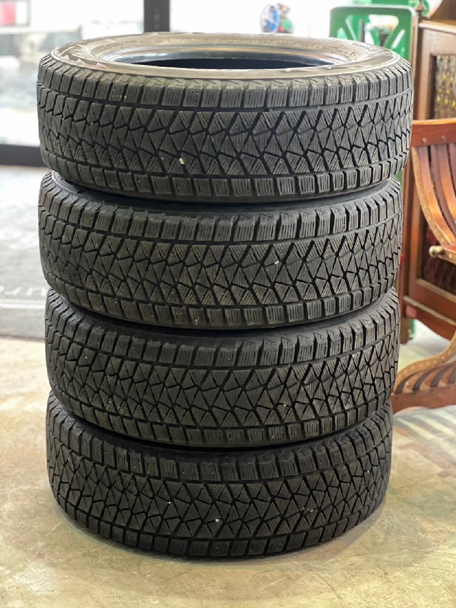 ★ ブリヂストン BLIZZAK ブリザック DM-V2 225/65R17 17インチ スタッドレスタイヤ 2018年製 8分山 4本セット 札幌 丘 T-1684拍卖