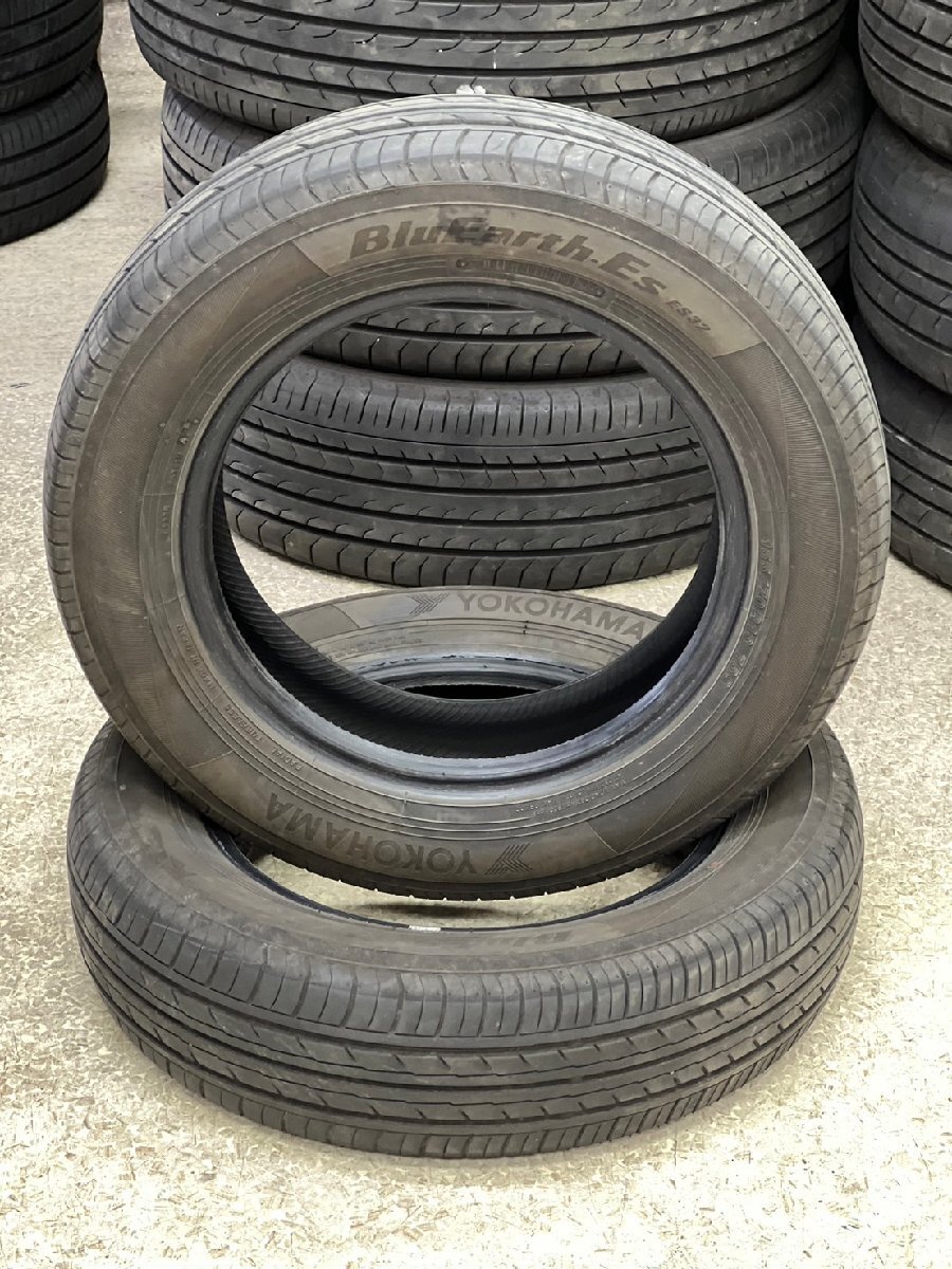 ★ バリ山! ヨコハマ ブルーアース BluEarth ES32 155/70R13 2024年製 13インチタイヤ 9分山 2本セット 札幌 丘 T-1700拍卖