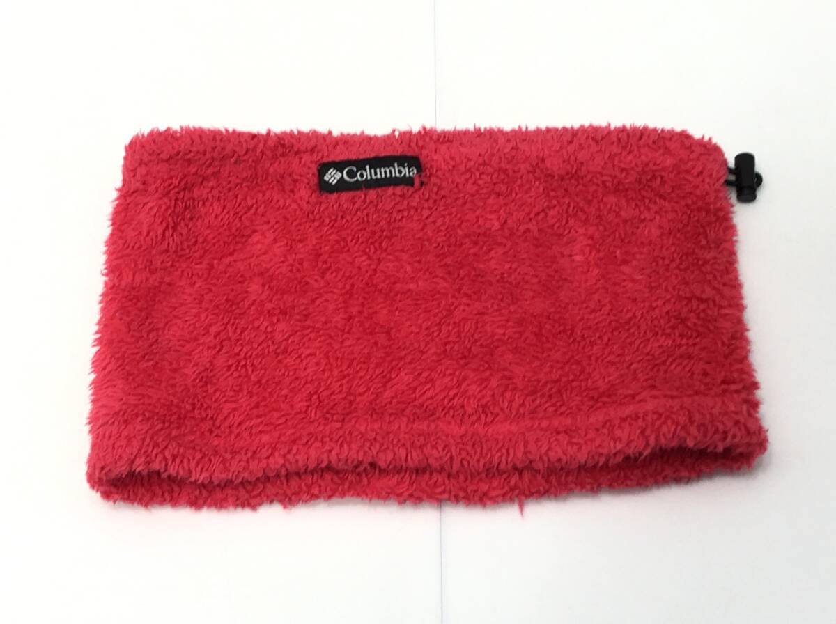 Columbia ネックウォーマー フリース ピンクレッド ユニセックス S レディース コロンビア B4拍卖