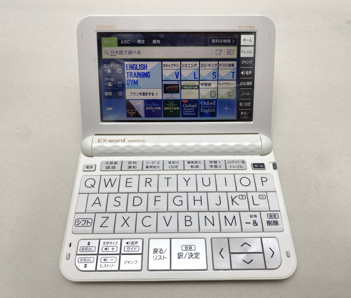 CASIO EX-word XD-Z9800 電子辞典 フランス語 仏和辞典 和仏辞典 XS-OH22MC 付き拍卖