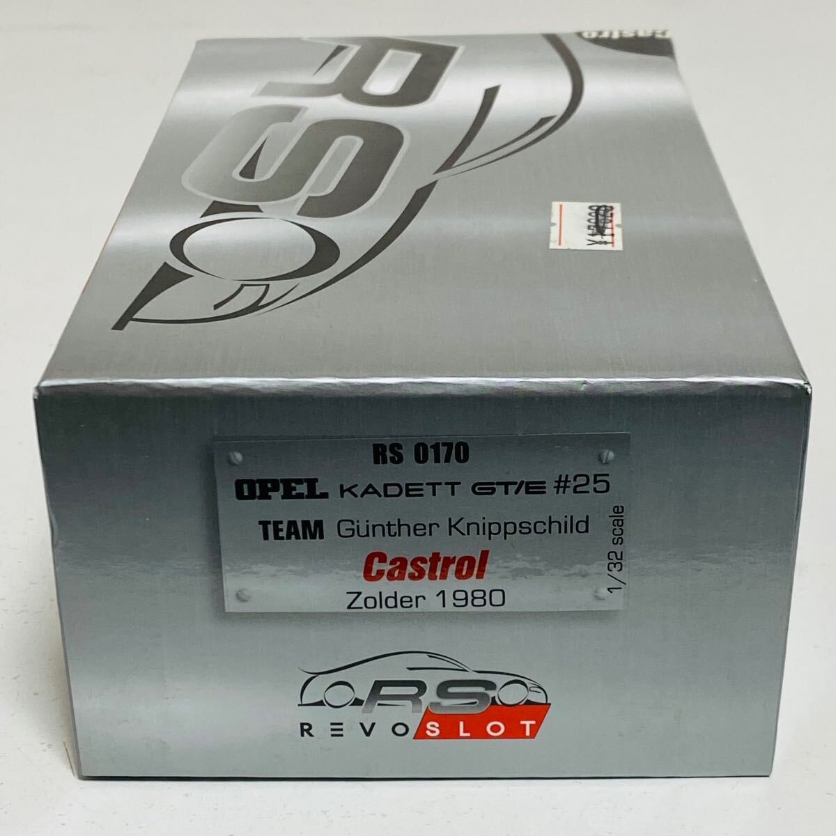 【現状品】REVOSLOT レヴォスロット 1/32 OPEL KADETT GT/E #25 TEAM Gunther Knippschild Castrol Zolder 1980 RS0170 動作未確認 破損有拍卖