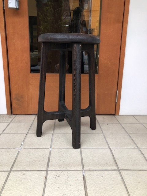 G0104★桐子 モダン スツール チェア 椅子 32 32 55cm拍卖