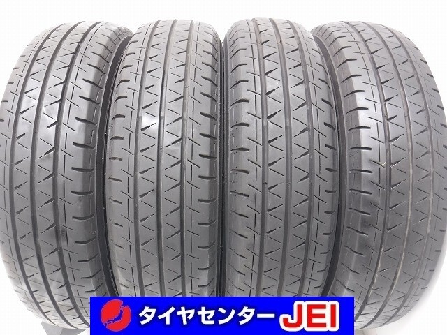 165-80R13 90/88N LT 8.5-7.5分山 ヨコハマ ブルーアースバンRY55 2022年製 中古タイヤ【4本セット】送料無料(AM13-7636)拍卖